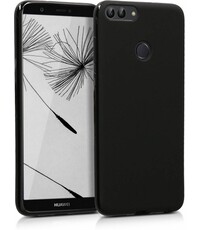 Merkloos Huawei P Smart zwart colour tpu silicone hoesje