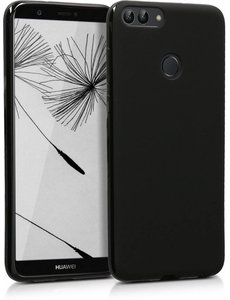 Merkloos Huawei P Smart zwart colour tpu silicone hoesje