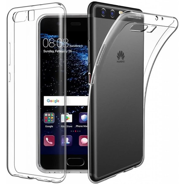 Merkloos Huawei P10 Plus Transparant Silicone hoesje case clear