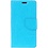 Merkloos Huawei P10 Portemonnee hoesje met stand Blauw