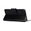 Merkloos Huawei P8 book wallet case hoesje Zwart
