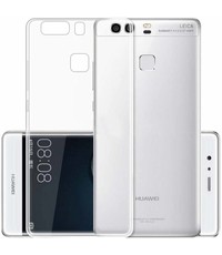 Merkloos Huawei P9 Lite ultra dun crystal clear grip bumper case cover hoesje