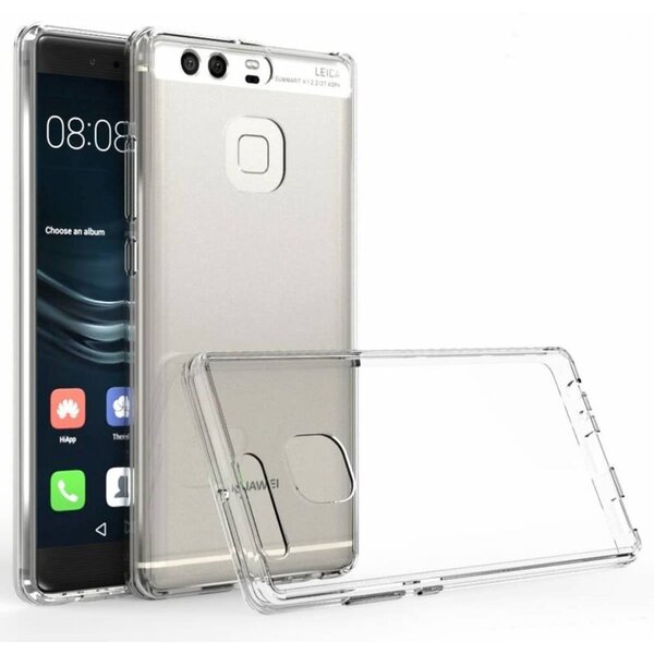 Merkloos Huawei P9 ultra dun crystal clear slim fit case cover hoesje