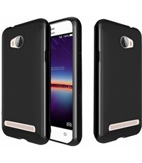 Merkloos Huawei Y3 2 Zwart TPU hoesje