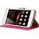 Merkloos Huawei Y3 2017 Portemonnee hoesje / book case Pink