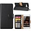 Merkloos Huawei Y3 2017 Portemonnee hoesje / book case Zwart