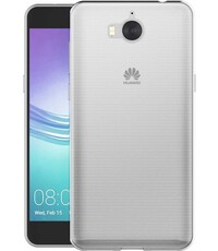 Merkloos Huawei Y5 2017 transparant tpu hoesje ultra dunne