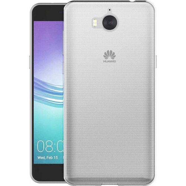 Merkloos Huawei Y5 2017 transparant tpu hoesje ultra dunne