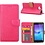 Merkloos Huawei Y6 2017 Portemonnee hoesje / book case Pink