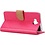 Merkloos Huawei Y6 2017 Portemonnee hoesje / book case Pink