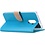 Merkloos Huawei Y7 Prime Portemonnee hoesje / book case Blauw