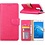 Merkloos Huawei Y7 Prime Portemonnee hoesje / book case Pink