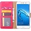 Merkloos Huawei Y7 Prime Portemonnee hoesje / book case Pink