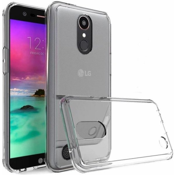 Merkloos LG K10 2017 transparant tpu hoesje