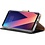 Merkloos LG Q6 cover Portemonnee hoesje / book case Zwart