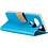 Merkloos LG Q8 Portemonnee cover hoesje / book case Blauw