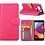 Merkloos LG Q8 Portemonnee cover hoesje / book case Pink