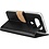 Merkloos LG Q8 Portemonnee cover hoesje / book case Zwart