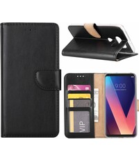 Merkloos LG V30 Portemonnee hoesje / booktype case Zwart
