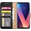 Merkloos LG V30 Portemonnee hoesje / booktype case Zwart