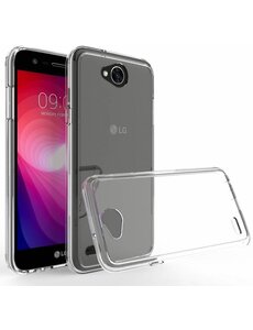 Merkloos LG Xpower 2 transparant tpu backcover hoesje
