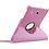 Merkloos Licht Roze Galaxy Tab E 9,6 inch Tablet Case hoesje met 360ﾰ draaistand cover hoes