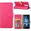 Merkloos Nokia 8 Portemonnee hoesje / book case Pink