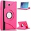 Merkloos Pink / Roze Galaxy Tab E 9,6 inch Tablet Case hoesje met 360ﾰ draaistand cover hoes