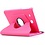 Merkloos Pink / Roze Galaxy Tab E 9,6 inch Tablet Case hoesje met 360ﾰ draaistand cover hoes