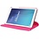 Merkloos Pink / Roze Galaxy Tab E 9,6 inch Tablet Case hoesje met 360ﾰ draaistand cover hoes