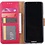 Merkloos Samsung Galaxy A8 (2018) Portmeonnee hoesje / book style case Pink