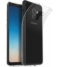 Merkloos Samsung Galaxy A8 (2018) Silicone cover / Transparant tpu hoesje