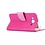 Merkloos Samsung Galaxy J3 (2017) Portemonnee hoesje Pink