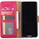 Merkloos Samsung Galaxy J3 (2017) Portemonnee hoesje Pink