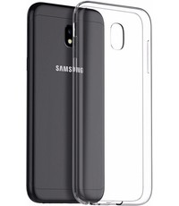 Merkloos Samsung Galaxy J3 2017 clear transparant tpu hoesje ultra dunne