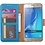 Merkloos Samsung Galaxy J5 (2017) Portemonnee hoesje Blauw