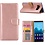 Merkloos Samsung Galaxy Note 8 Portemonnee hoesje / book case Rose Goud
