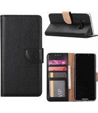 Merkloos Samsung Galaxy Note 8 Portemonnee hoesje / book case zwart