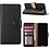 Merkloos Samsung Galaxy Note 8 Portemonnee hoesje / book case zwart