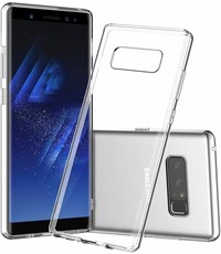 Merkloos Samsung Galaxy Note 8 transparant ultra dunne soft skin hoesje