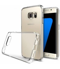 Merkloos Samsung Galaxy S7 Edge Ultra dun Crystal Clear / tansparant tpu silicone hoesje