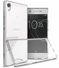 Merkloos Sony Xperia XA1 transparant tpu hoesje