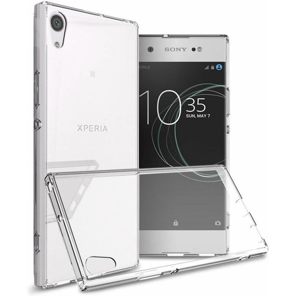 Merkloos Sony Xperia XA1 transparant tpu hoesje