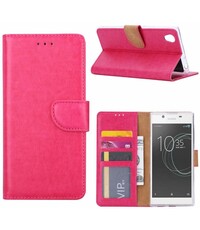 Merkloos Sony Xperia XZ Premium Portemonnee hoesje / book case Pink