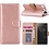 Merkloos Sony Xperia XZ1 Compact Portemonnee hoesje / book case Rose Goud