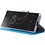 Merkloos Sony Xperia XZ1 Portemonnee hoesje / book case Blauw