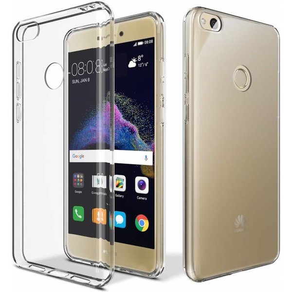 Merkloos Transparant ANTI Scratches TPU hoesje voor de Huawei P8 Lite 2017