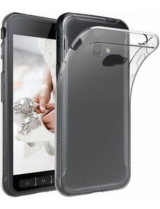 Merkloos Xcover 4 clear transparant tpu hoesje ultra dunne