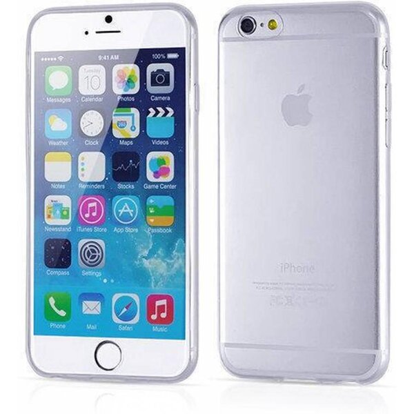 Merkloos iPhone 6 / iPhone 6S (4,7") Ultra thin 0.3mm Gel TPU transparant Case hoesje