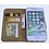 Merkloos iPhone 6 / iPhone 6S Portmeonnee hoesje / booktype case Blauw